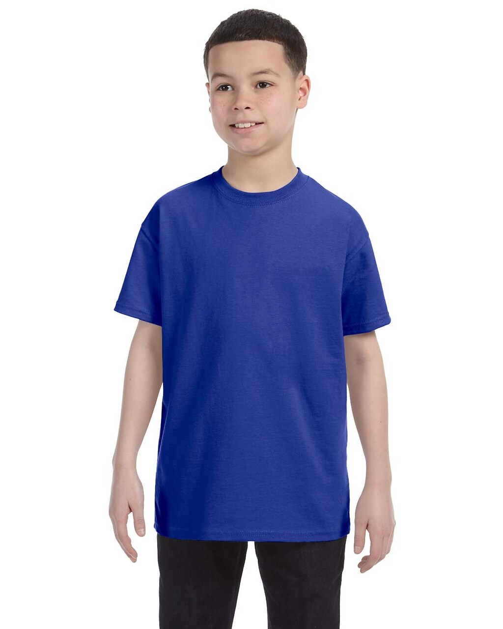 Gildan Youth Heavy Cotton Crewneck Short Sleeve T-Shirt for School Wear & Everyday Use Cotton Tee